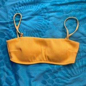 Hollister Ribbed Square Neck Bikini Top